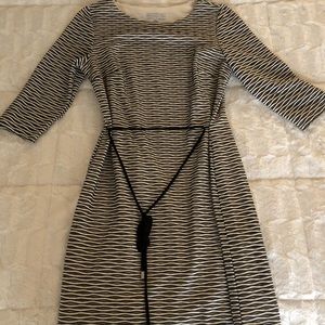 Black and white dress